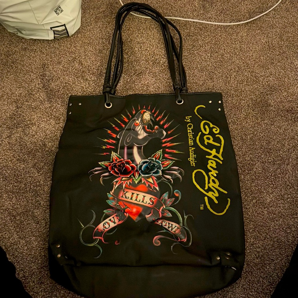 Ed Hardy tote bag